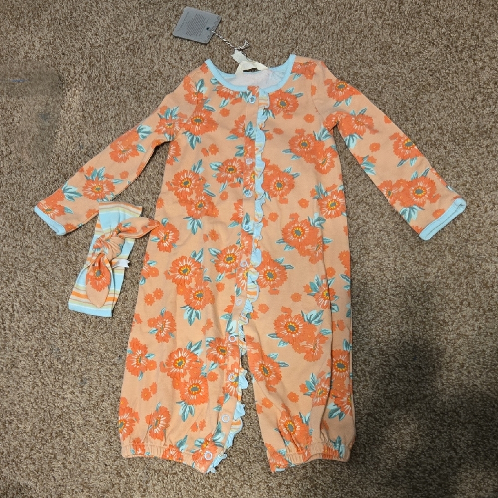 Matilda Jane NWT Convertible Romper Sleep Sack Dozing Off 12-18 months